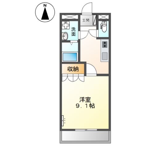 1階の間取り図