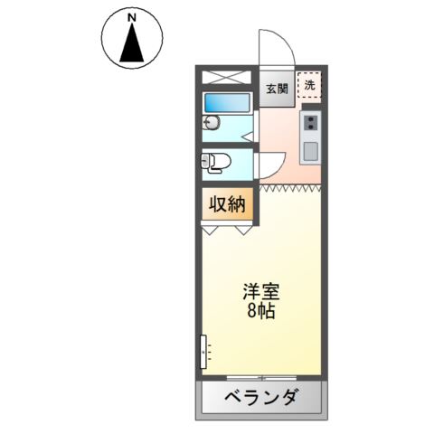 2階の間取り図