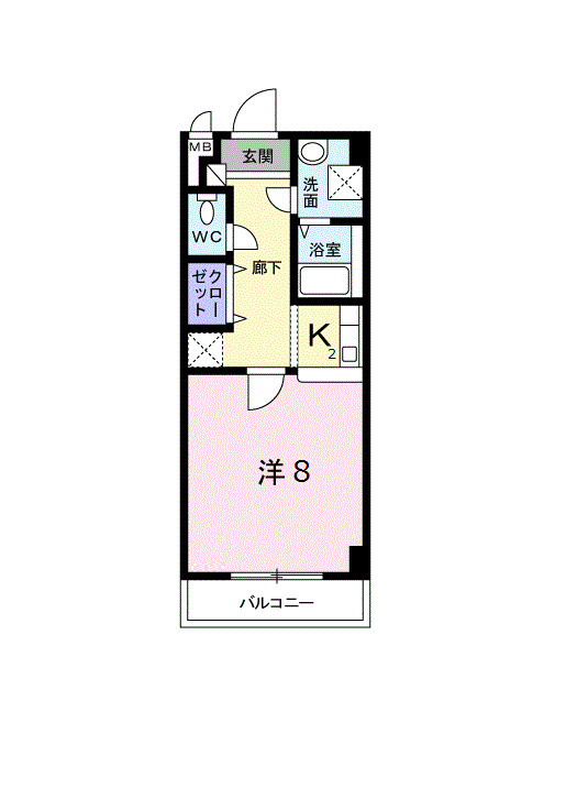 4階の間取り図