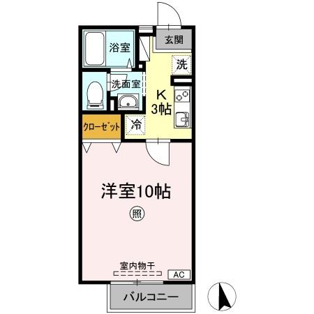 2階の間取り図