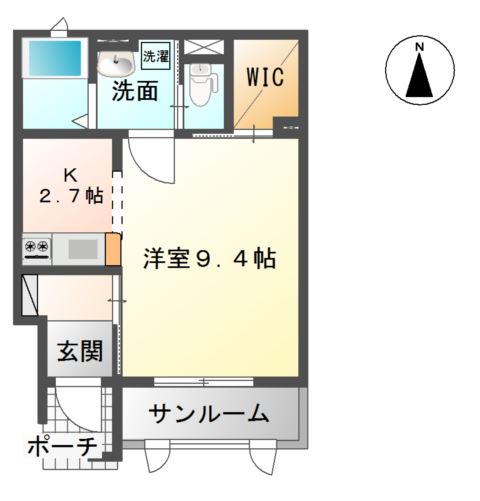 1階の間取り図