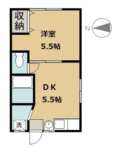 2階の間取り図