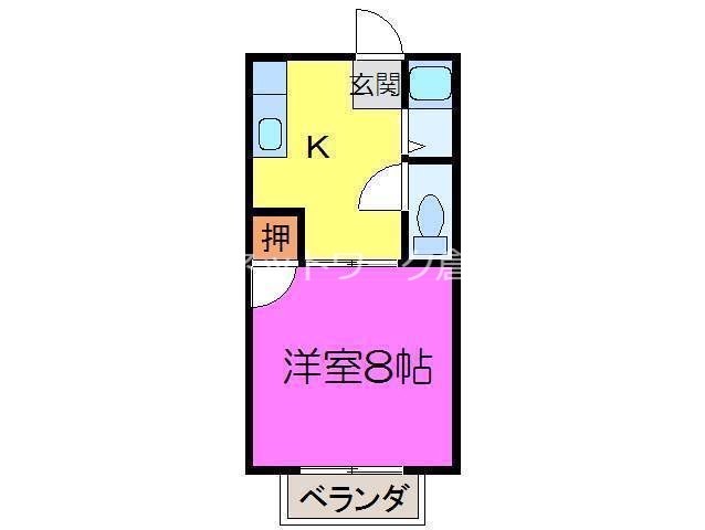 2階の間取り図