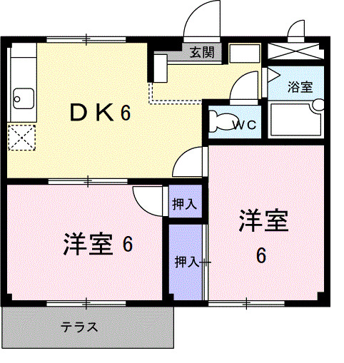 1階の間取り図