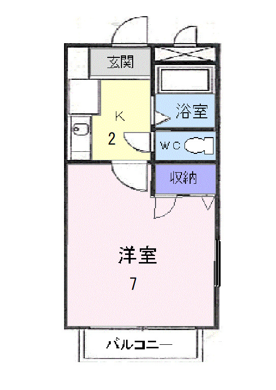 1階の間取り図