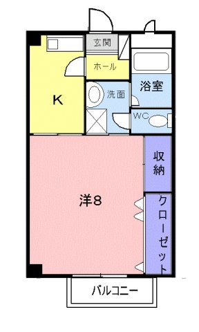 2階の間取り図