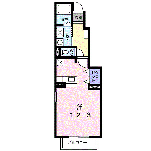 1階の間取り図