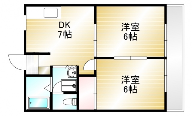 2階の間取り図