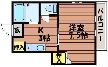 1階の間取り図