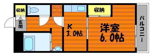 4階の間取り図