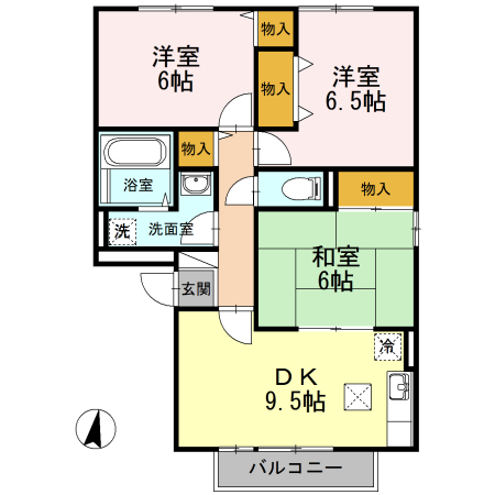 3階の間取り図
