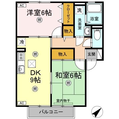 1階の間取り図