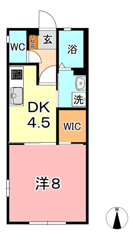 2階の間取り図