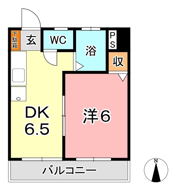 4階の間取り図