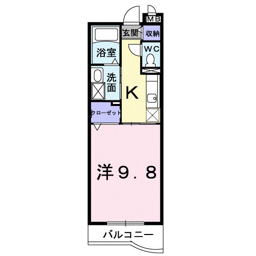 1階の間取り図