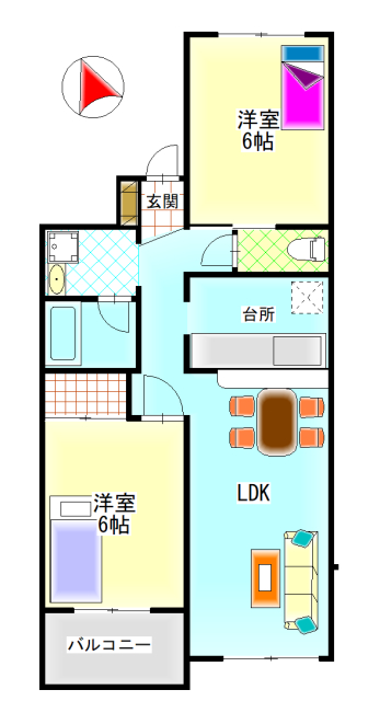3階の間取り図