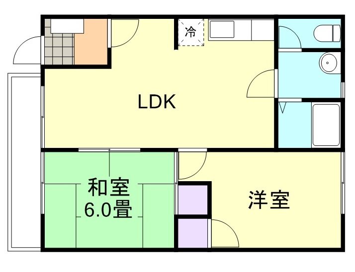 1階の間取り図