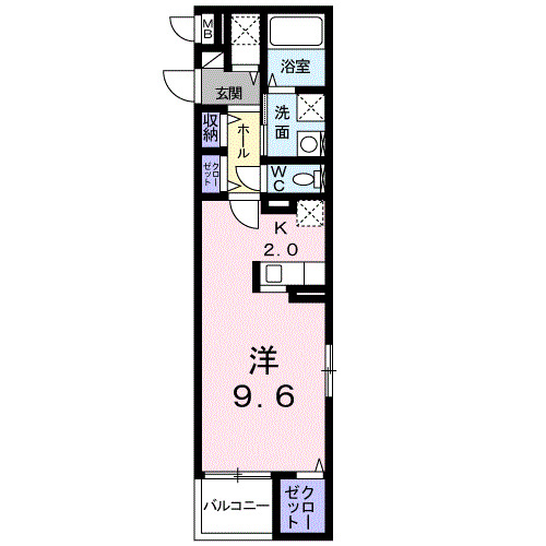 1階の間取り図