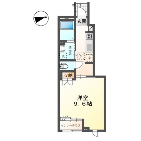 1階の間取り図