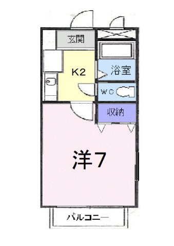 2階の間取り図