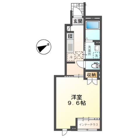 1階の間取り図