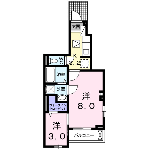 1階の間取り図
