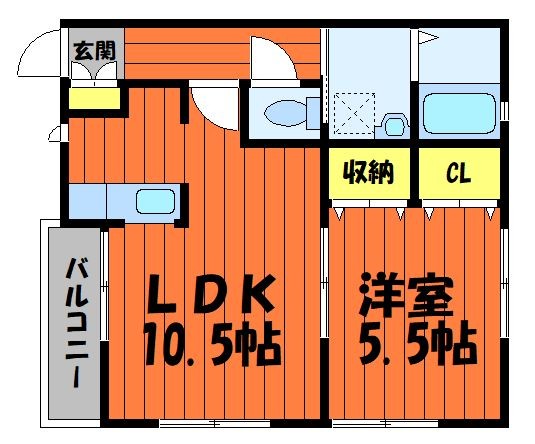 1階の間取り図