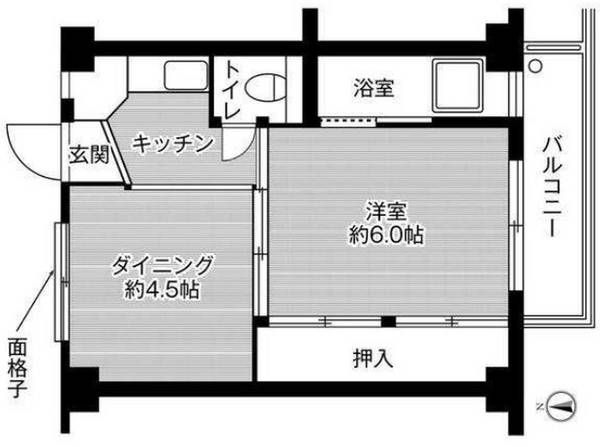 1階の間取り図