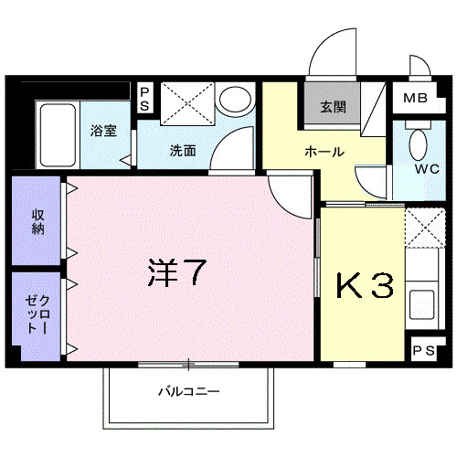 1階の間取り図