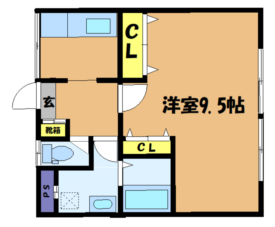 2階の間取り図