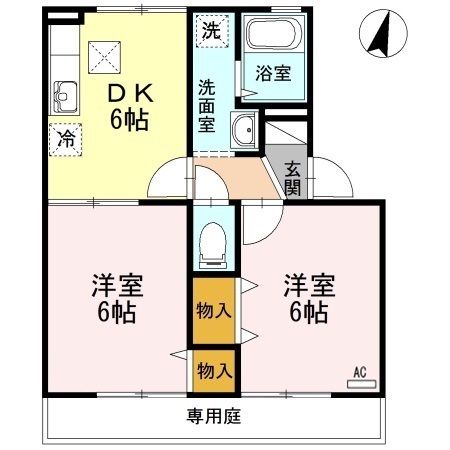 1階の間取り図
