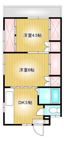 2階の間取り図