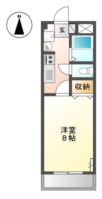 1階の間取り図