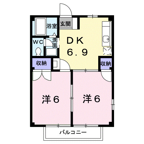 1階の間取り図