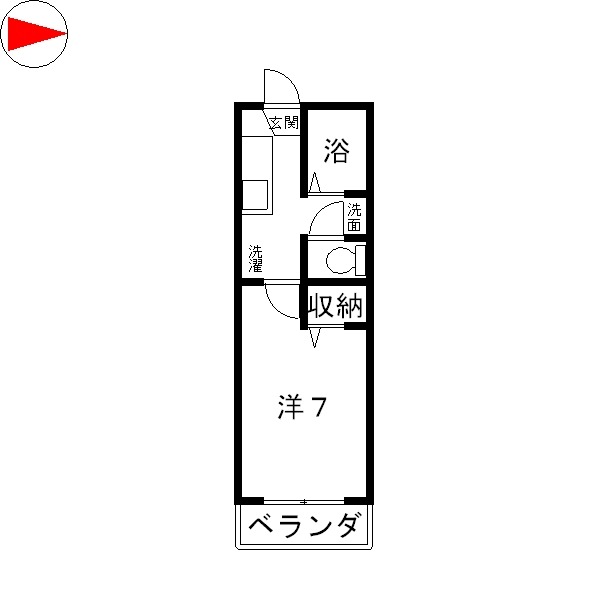 1階の間取り図