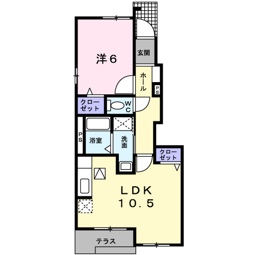 1階の間取り図