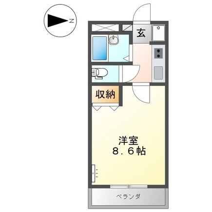 1階の間取り図