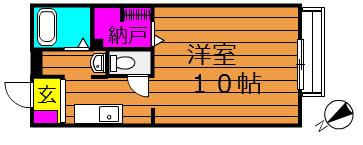 2階の間取り図