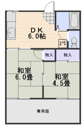 1階の間取り図