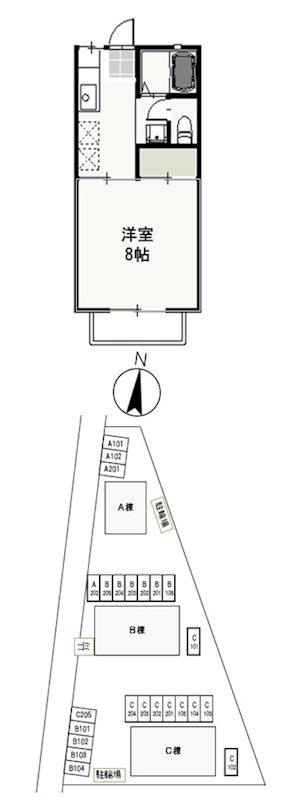 2階の間取り図