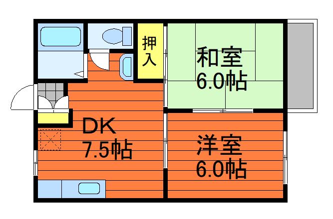 1階の間取り図