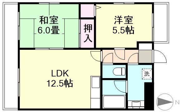 4階の間取り図