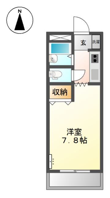 1階の間取り図