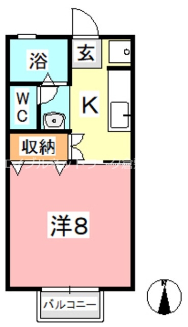 1階の間取り図