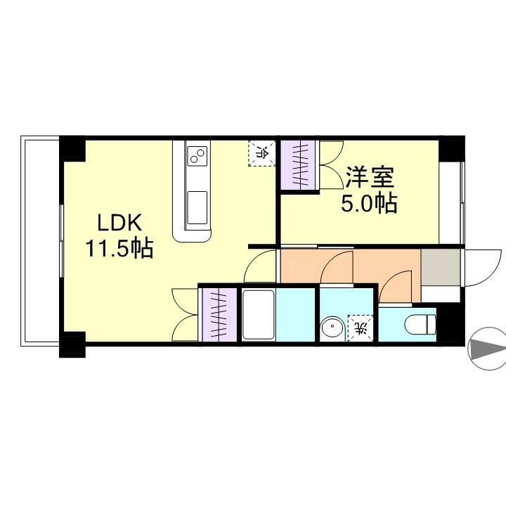 1階の間取り図