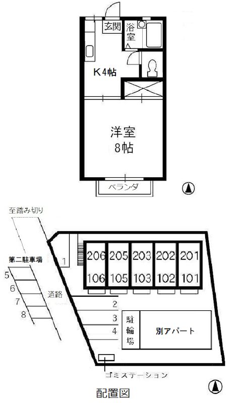 1階の間取り図