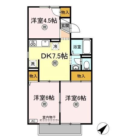 1階の間取り図