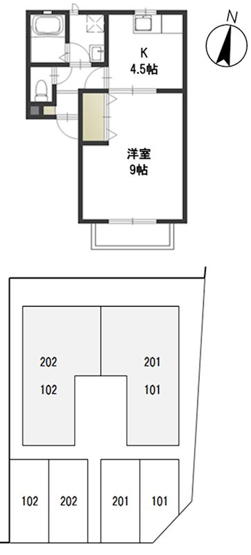 1階の間取り図