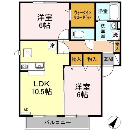 1階の間取り図