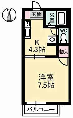 2階の間取り図
